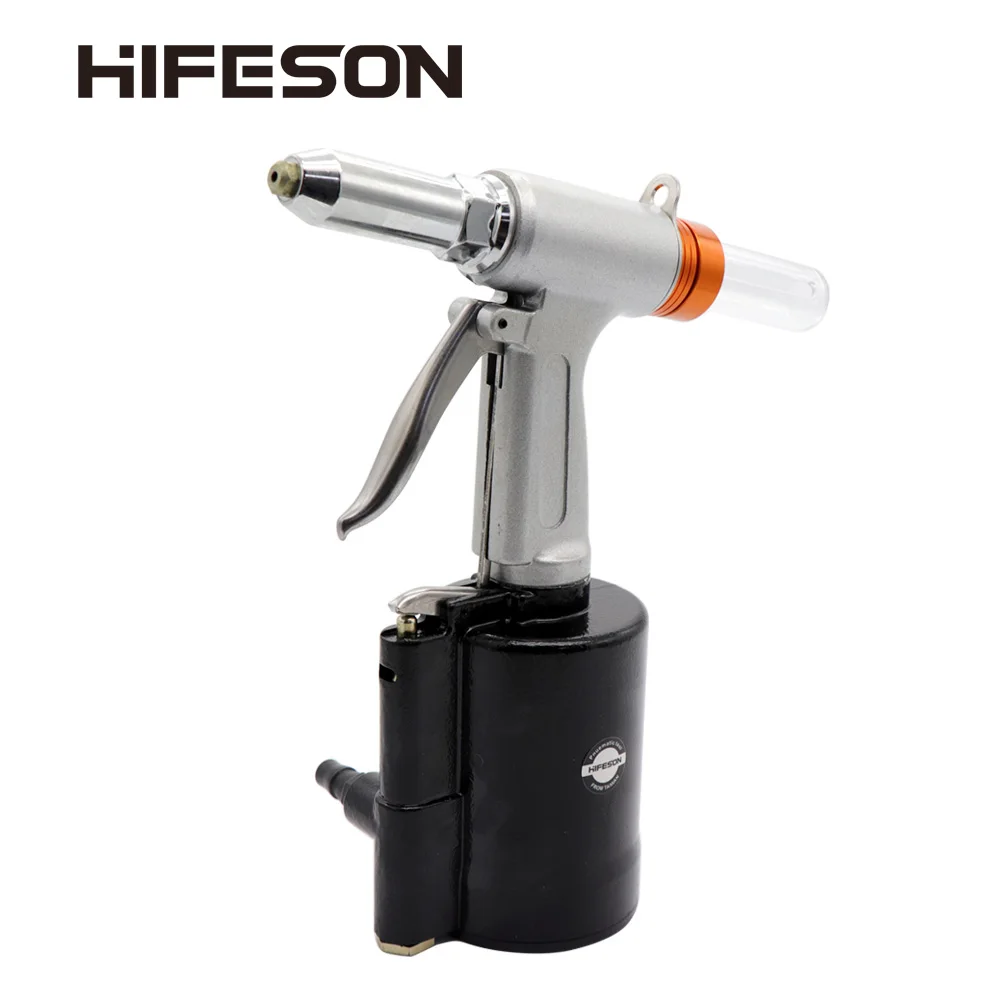 HIFESON Pneumatic Air Hydraulic Rivet Gun Riveter Industrial Nail Riveting Tool Suitable for Aluminium/ Iron  Nails