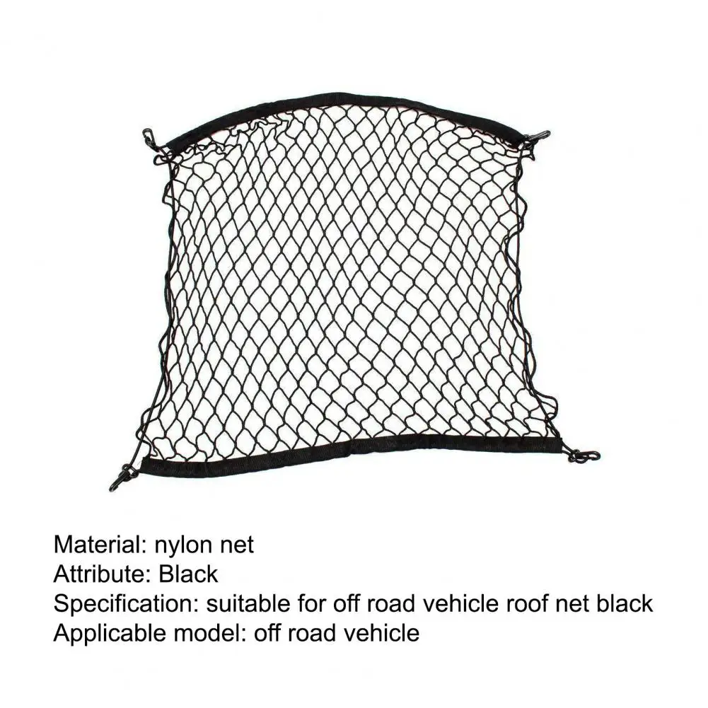 

50% Dropshipping!!Roof Net High Strength Convenient Nylon Mesh Elastic Cargo Cover Net for SUV