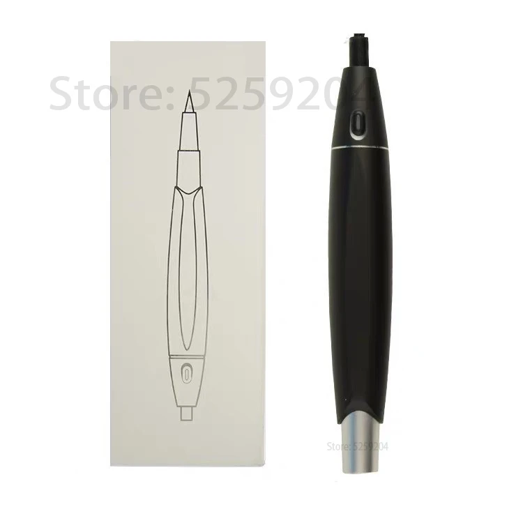 black pen white box Pro Embroidery Eyebrow lip Tattoo Machine Pen rotary For MTS Semi-permanent Makeup Microblading Liner Shader Digital Machine Set - Цвет: black pen white box