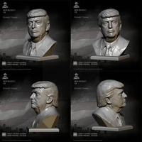 america president donald trump figure model self assembled h55mm 2228 accessories new decoration kits epoxy resin bust h l3b7