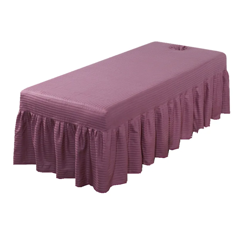 Красота салон покрывало с отверстием для массажа тела простыней на кровать