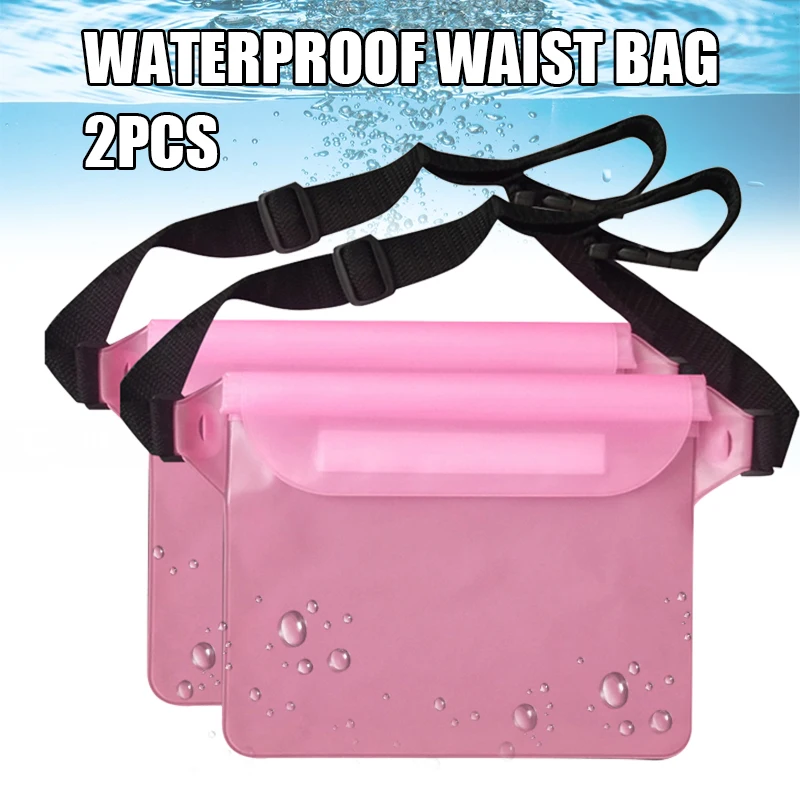 

Outdoor 3-Zipper Design Durable Waterproof Pouch Adjustable Waist Strap Waterproof Phone Case Wallet for Boating Fishing XR-Hot