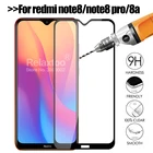 Защитное стекло для xiaomi redmi 8a, закаленное стекло, полное покрытие