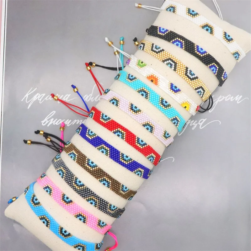 Радужный Браслет ZHONGVI для женщин элегантные ювелирные изделия в стиле бохо с