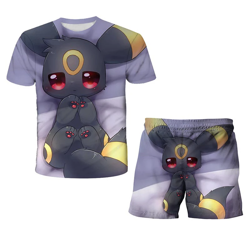 

2021 Fashion Best Selling Children's Clothing Set Children's Boy Girl Summer Style Cartoon Short Sleeve Shorts Two Piece Set