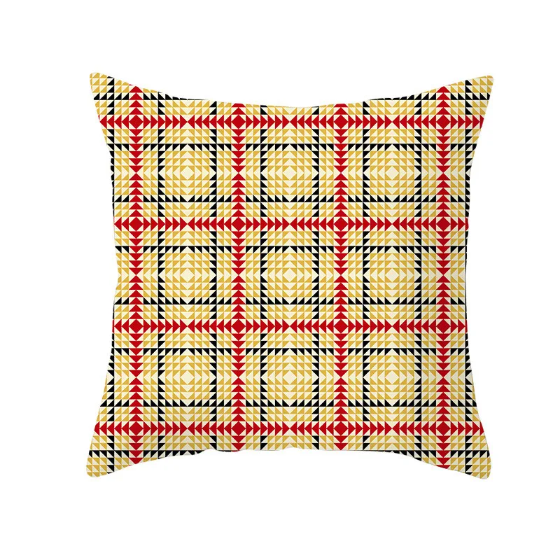 

Colorful Geometric Polyester Cushion Cover Decorative Sofa Cushions Throw Pillow Pillowcover 45x45 Single Side Print Pillowacase