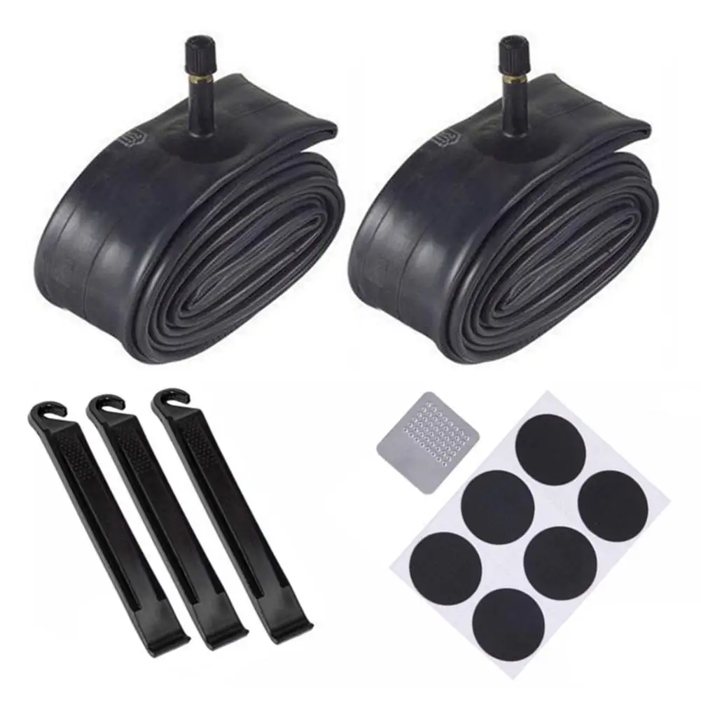 

6PCS Bike Tube Repair Tool Kits Tire Patches Durable Replacement Inner Tube Repair Decals Bike Repair Kit For Mountain Bicycle