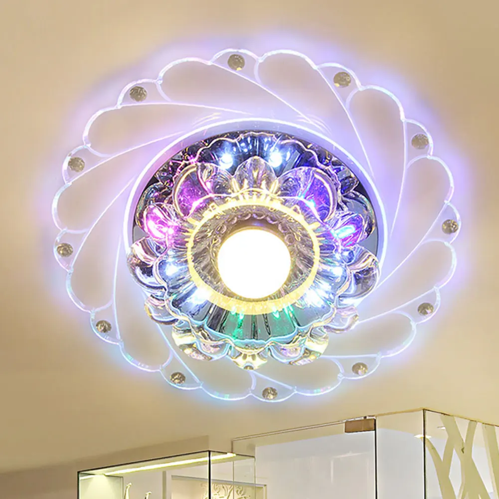 

Pendant Lights LED Light Colorful Ceiling Chandelier Crystal Living Room Decor Lighting Interior Design Lamp Modern
