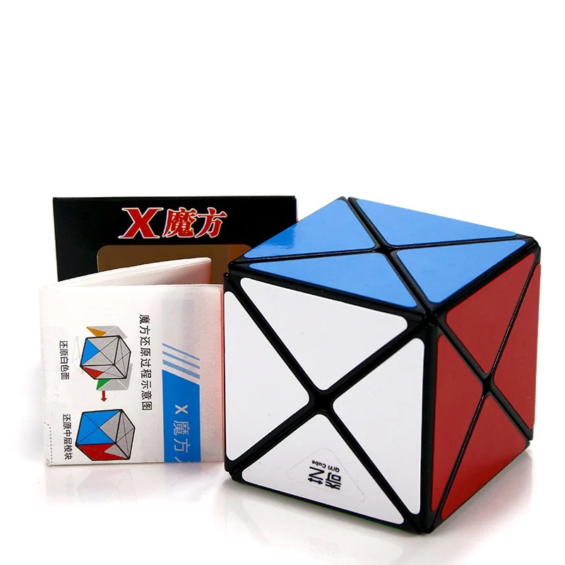 

Original Qiyi X Cube 2x2x2 X-shaped magic cube qiyi X Cubing Speed 2x2 cubo magico Strange-shape puzzle cube Toys