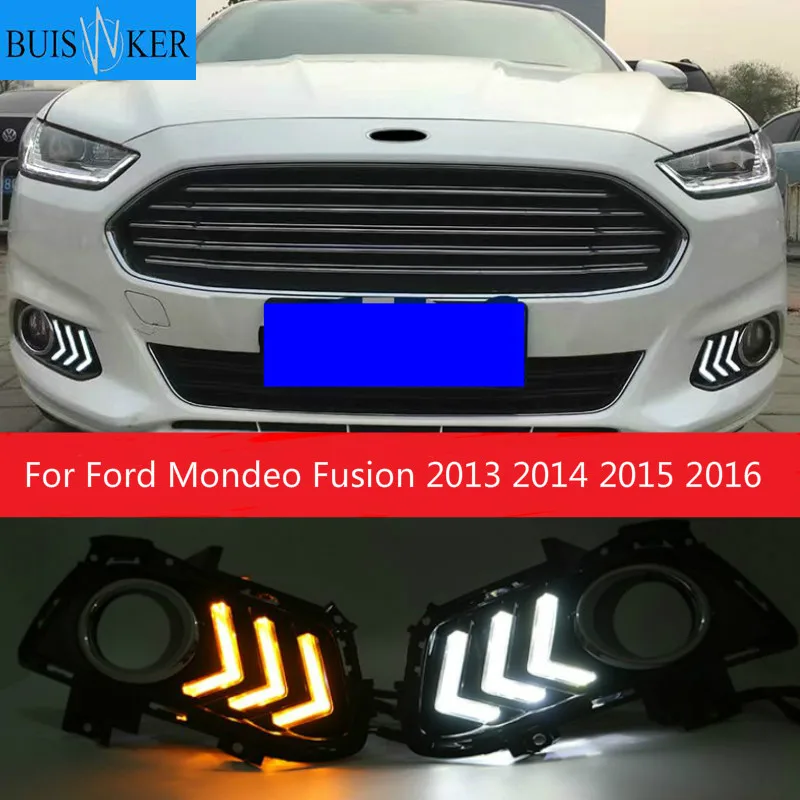 Для Ford Mondeo Fusion 2013 2014 2015 2016 с поворотным желтым реле сигнала водонепроницаемый