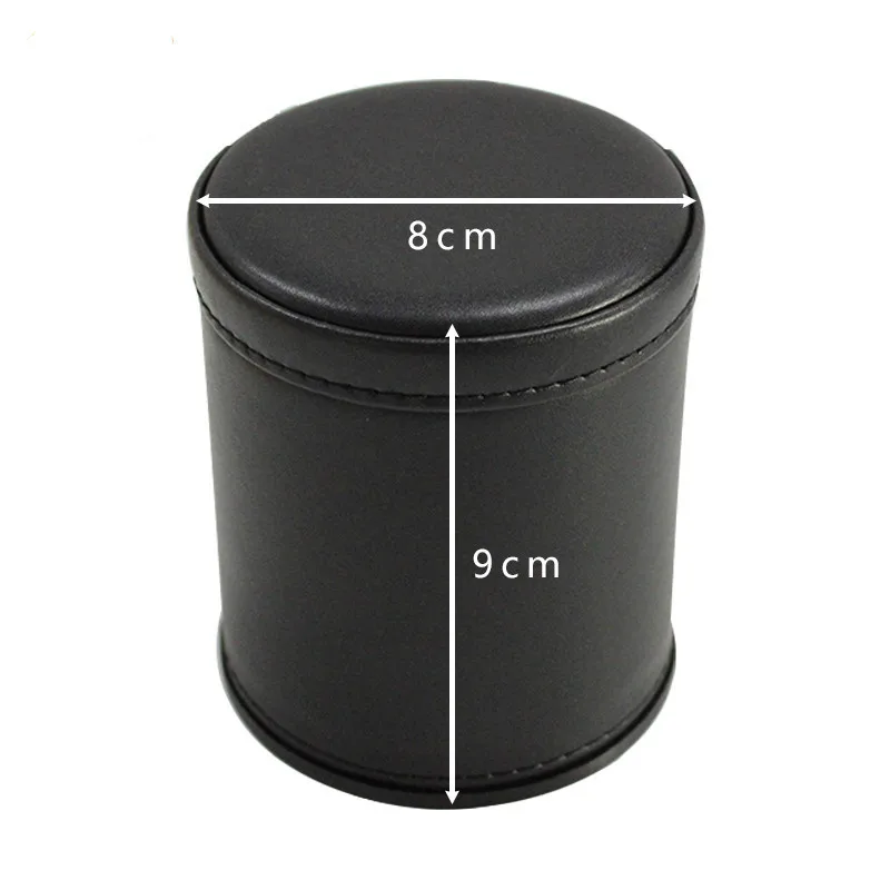 

Foreign Trade New Bar Ktv Entertainment Straight Thick Leather Dice Cup Leisure Products 90mm*80mm