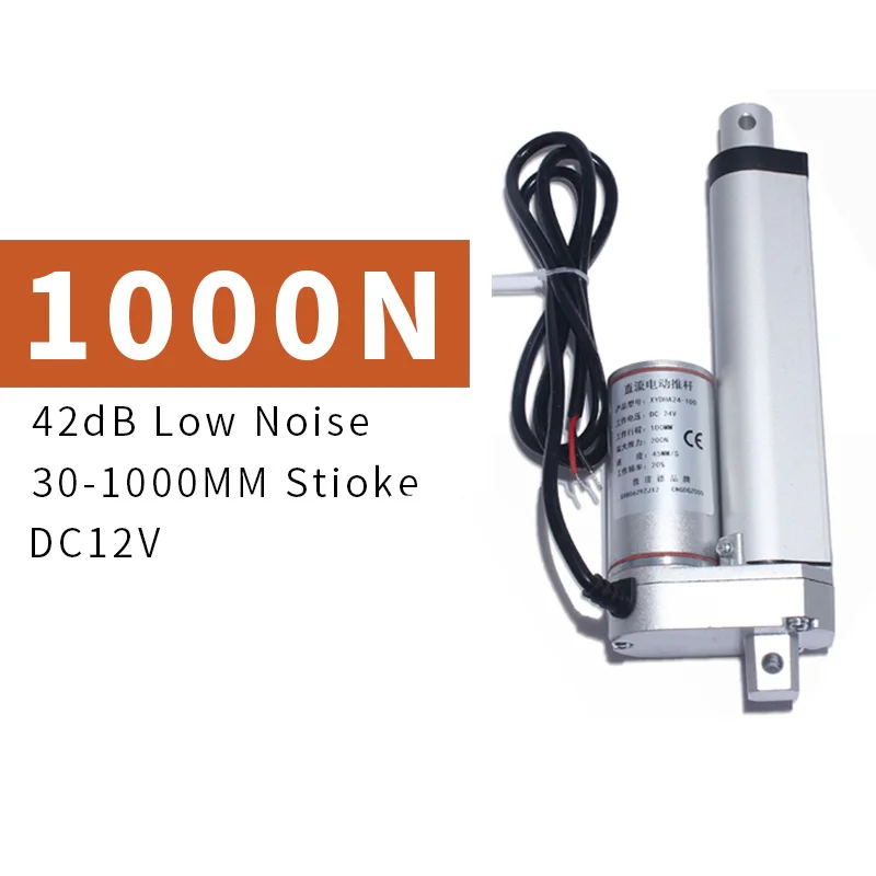 

linear actuator 400mm telescopic tubular push rod low noise with micro motor dc 12v 500mm electric actuator technic actuator