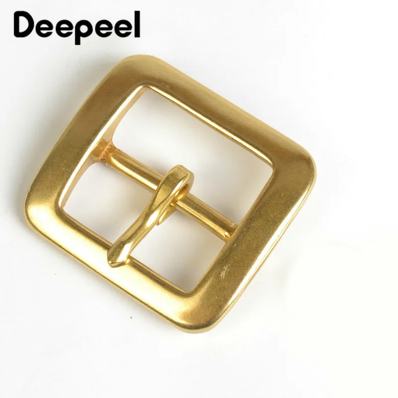 Deepeel 1 шт. 40 мм Для мужчин Ремни пряжки оснастки твердая латунь металлическая