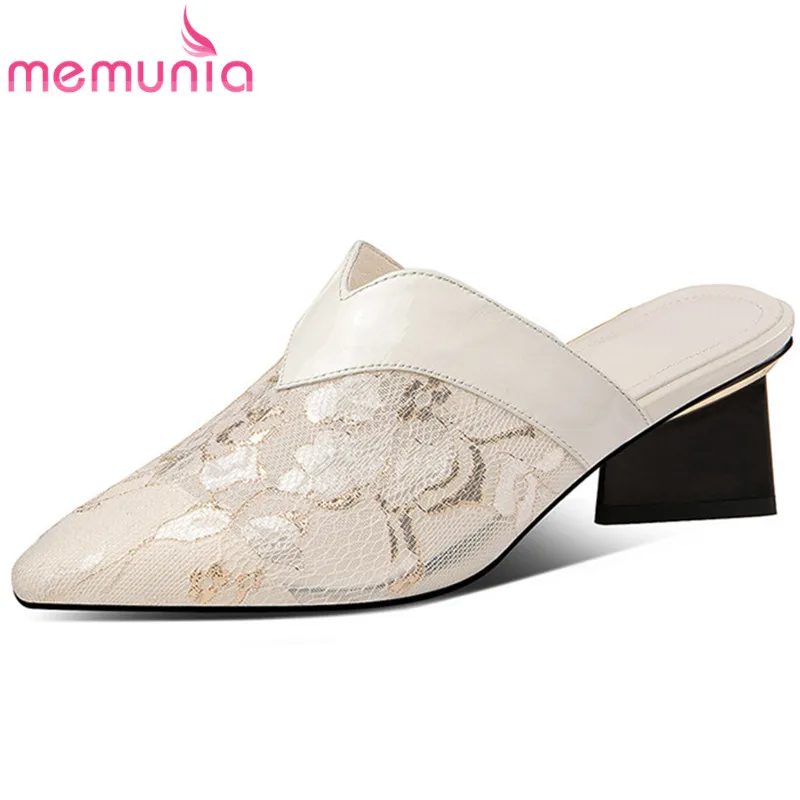 MEMUNIA/Элегантные вечерние свадебные туфли наивысшего качества Женские