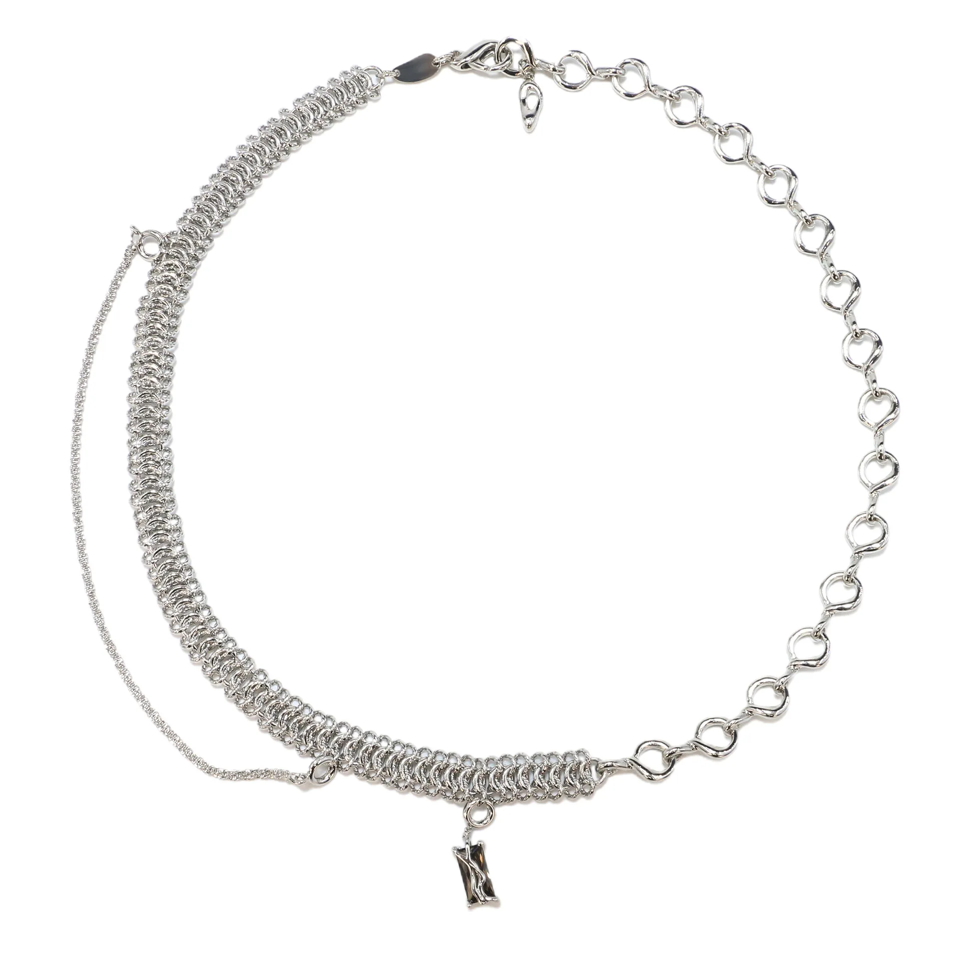 

Punk Venom Liquid Necklace Spider Cool Punk Personality Exaggeration Snake Chain Necklace Jewelry