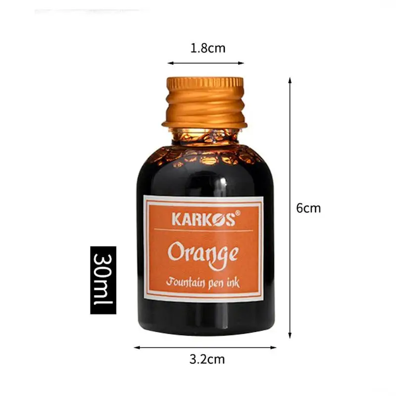 

30ml Pure Colorful Fountain Pen Ink Refilling Inks Gift School 2021New Supplies Universal Hot Sale Office Stationery Studen Q3Z8