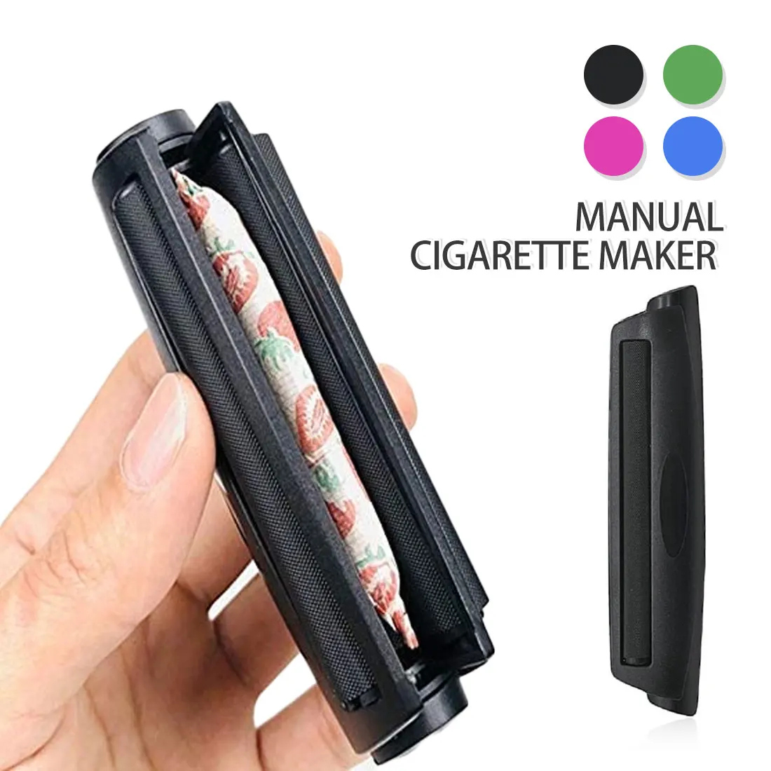 

110mm Portable Cigarette Rolling Machine Joint Cone Roller Manual Maker DIY Tool Plastic Manual Tobacco Smoking Rolling Papers