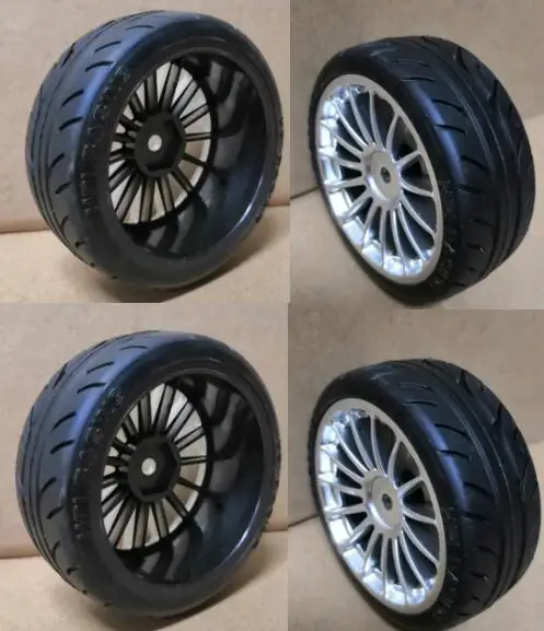 Твердые автомобильные шины 1/10 Kyosho RC fs для легковых автомобилей с шестигранным