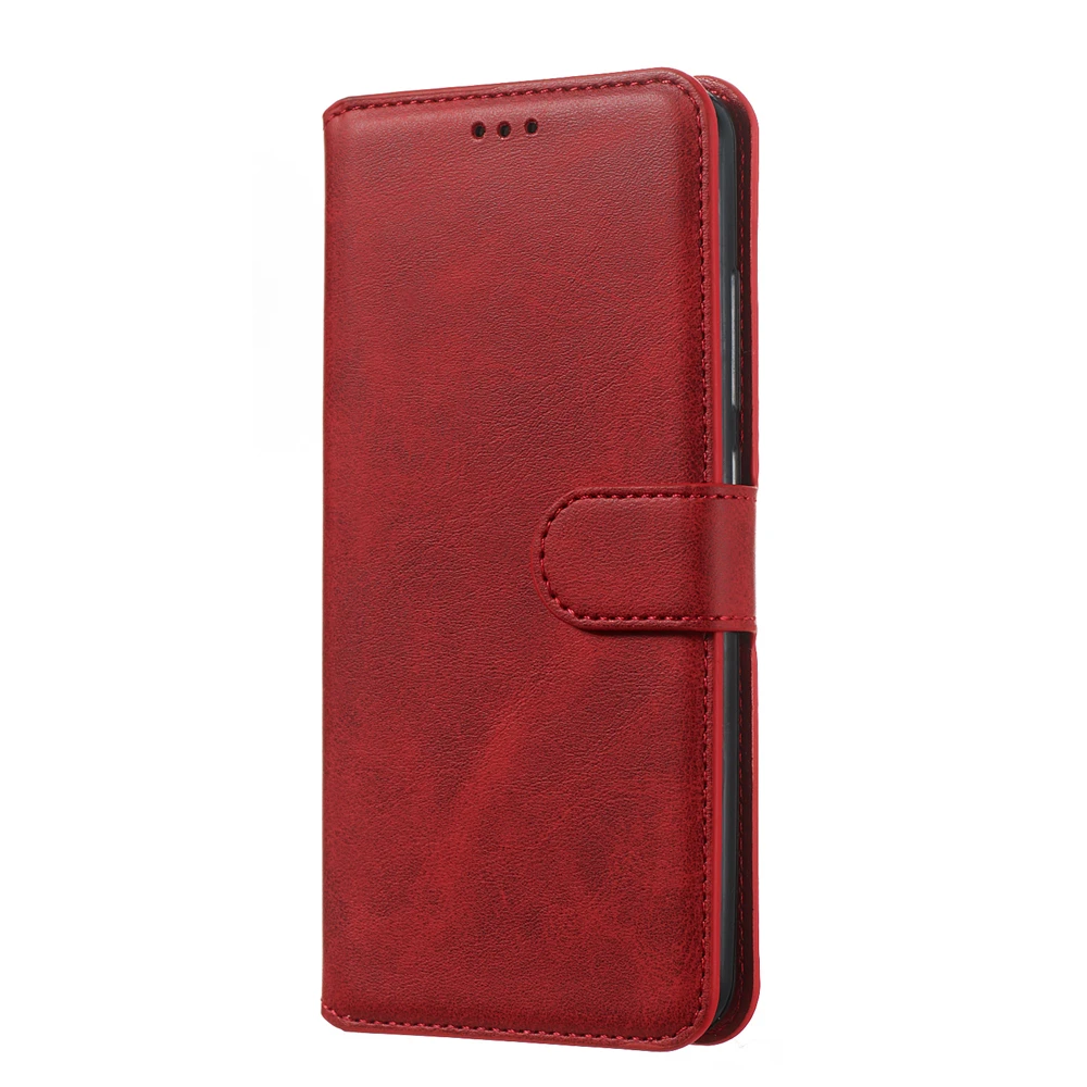 ДЛЯ Vivo Y91i Y91c Y83 чехол Классический теленок зернистый из искусственной кожи чехол-бумажник откидной Чехол-подставка защитный чехол с отделениями для карт Fundas