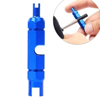 bicycle tire nozzle wrench multifunctional valve core tool double head portable removal disassembly spanner bike repair tool