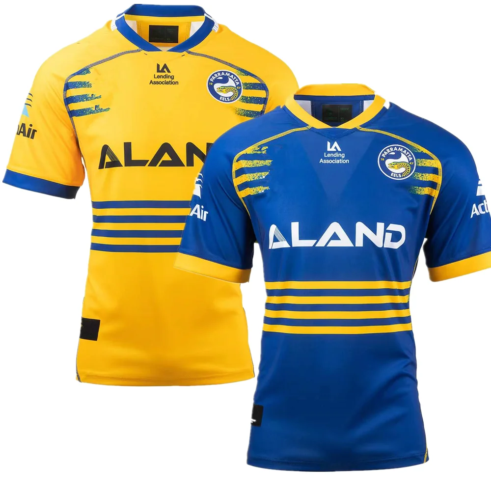 Австралийская 2022 футболка для регби Parramatta Eels домашняя Альтернативная 1989 ретро