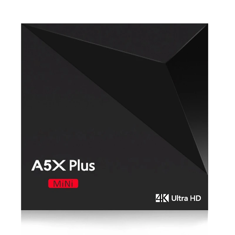 Акция-A5X Plus Мини Смарт Android 8 1 ТВ-приставка Rk3328 Четырехъядерный 4K Vp9 H.265 Hdr10 Usb3.0 2G/16G