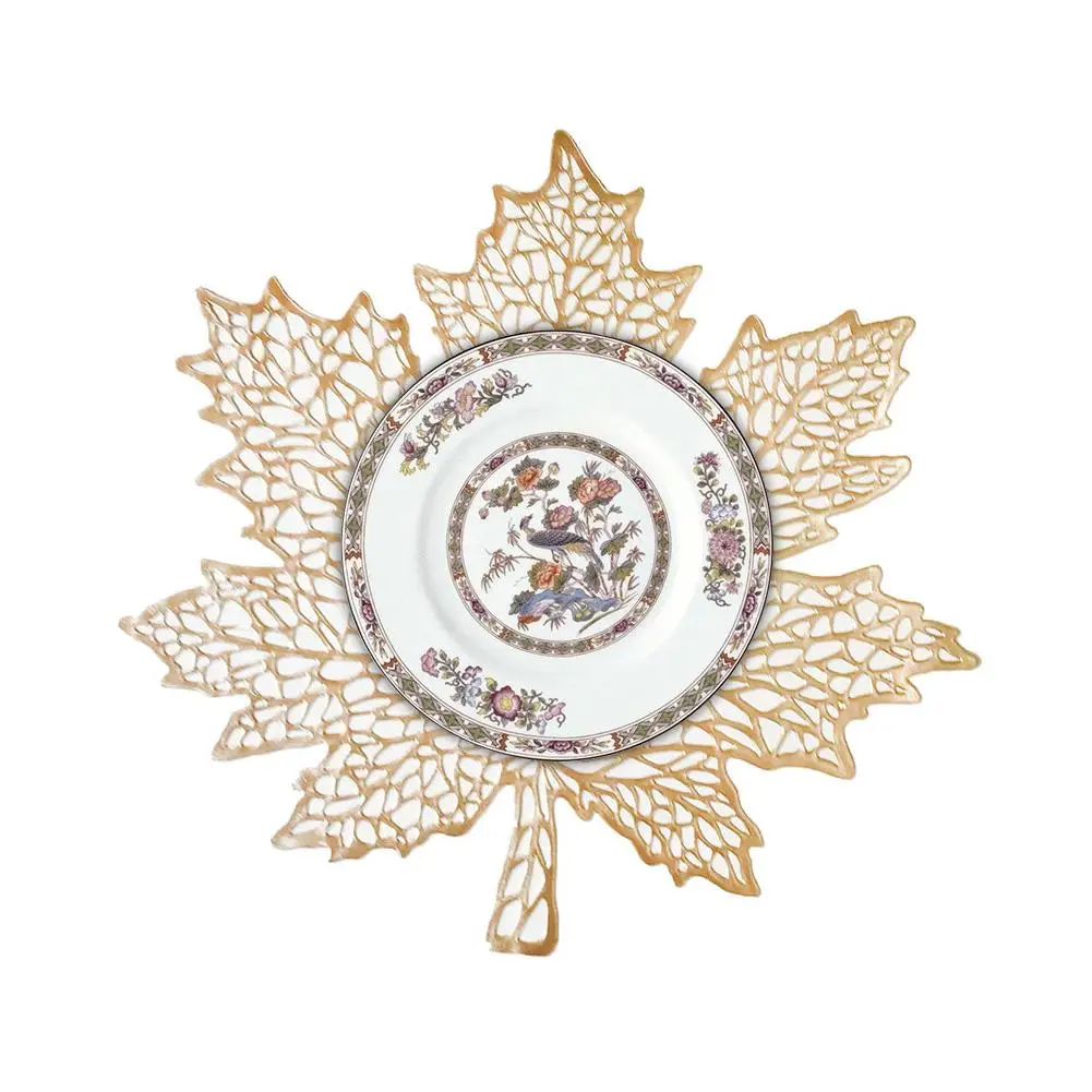 Настольный коврик с кленовыми листьями полые кухонные коврики