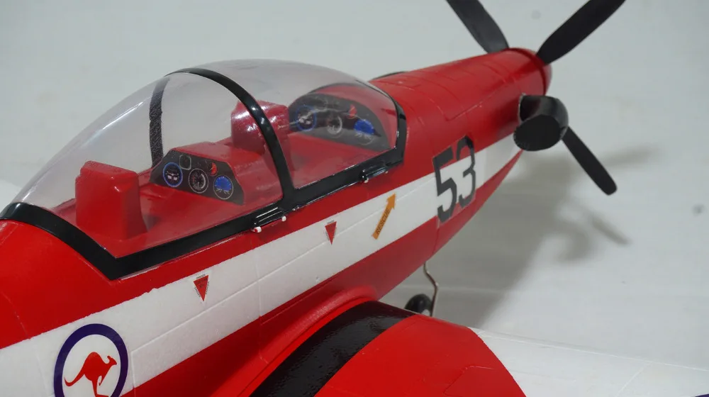 Радиоуправляемый пропеллер plane PC9 V2 с электропривод уборки шасси готов к полету без батареи