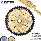Кассета ZTTO MTB 12 Скоростей 10-50T, Ультралегкая кассета Ultimate 12 S 10-52T XD 378g ulт Звездочка K7 12 В 12 s k7 для xd hub Eagle Gx