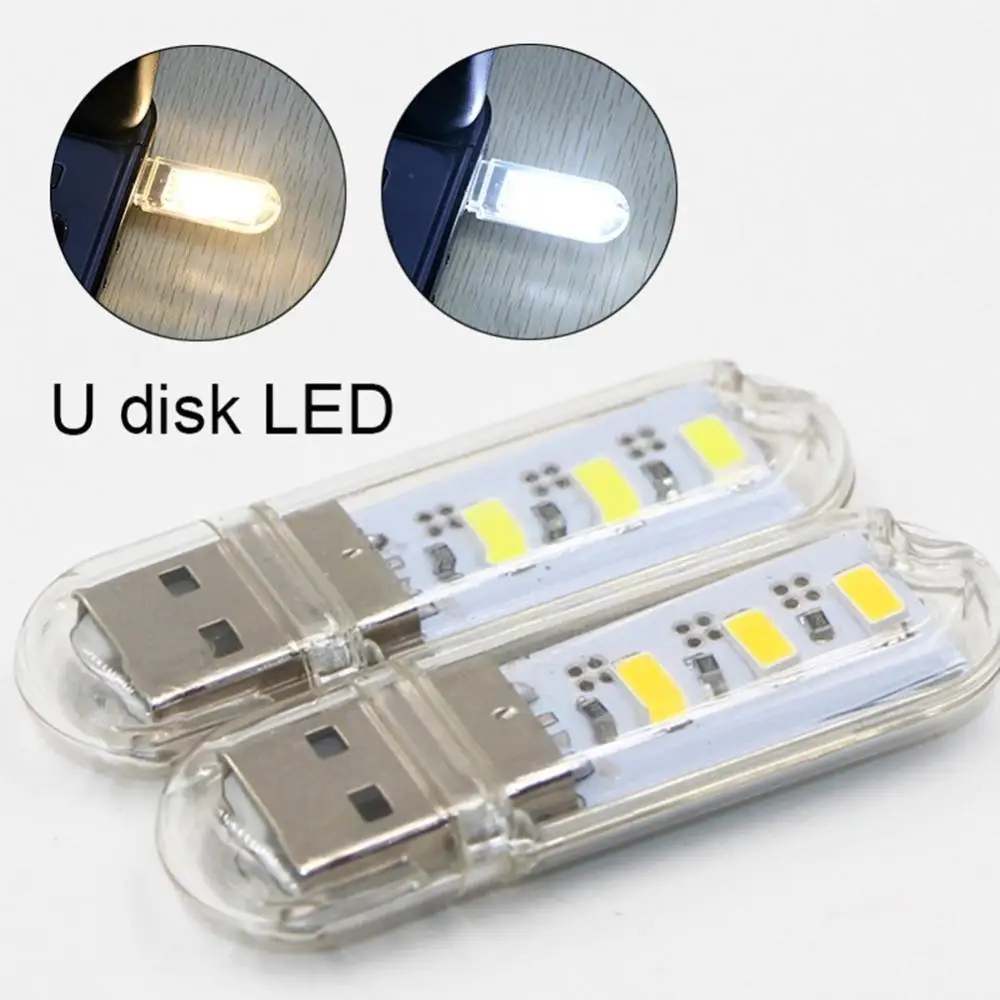 

USB-лампа для чтения ноутбука, 3 светодиода, 5 В