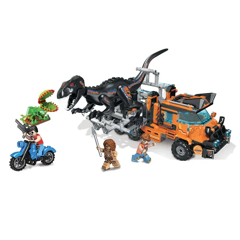 Кирпичи в стиле Парк Юрского периода серии динозавра натуральную величину