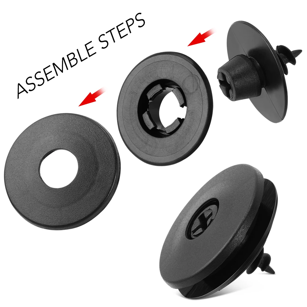 Car Fastener Universal Floor Mat Clips for ford focus 2 3 Hyundai solaris i35 i25 Mazda 6 CX-5 Accessories | Автомобили и