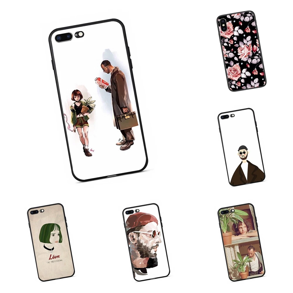 Классический старый фильм Leon черный Hoesjes мягкий для Redmi K40 9C Nfc 9a 8a 7a k30s k30 pro plus 5g