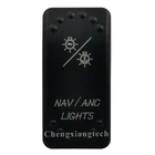 Лазерная гравировка-Навигацияосвещение ANC-светодиодная подсветка клавишный переключатель Крышка для автомобиля лодки грузовика Rv переключатель Авто DIY замена, только крышка