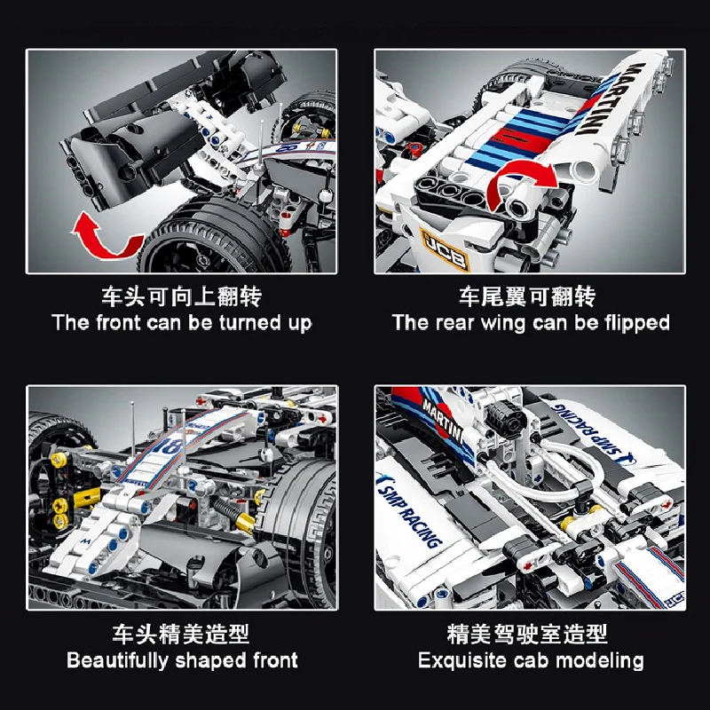 

MOC 1152pcs City High-Tech Supper Racing Car Creator Model Building Blocks Bricks Toys For kids gifts