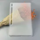 Тонкий чехол для планшета Samsung Galaxy Tab S7 FE Plus, матовые прозрачные мягкие чехлы из ТПУ, защитный чехол, бампер, чехол