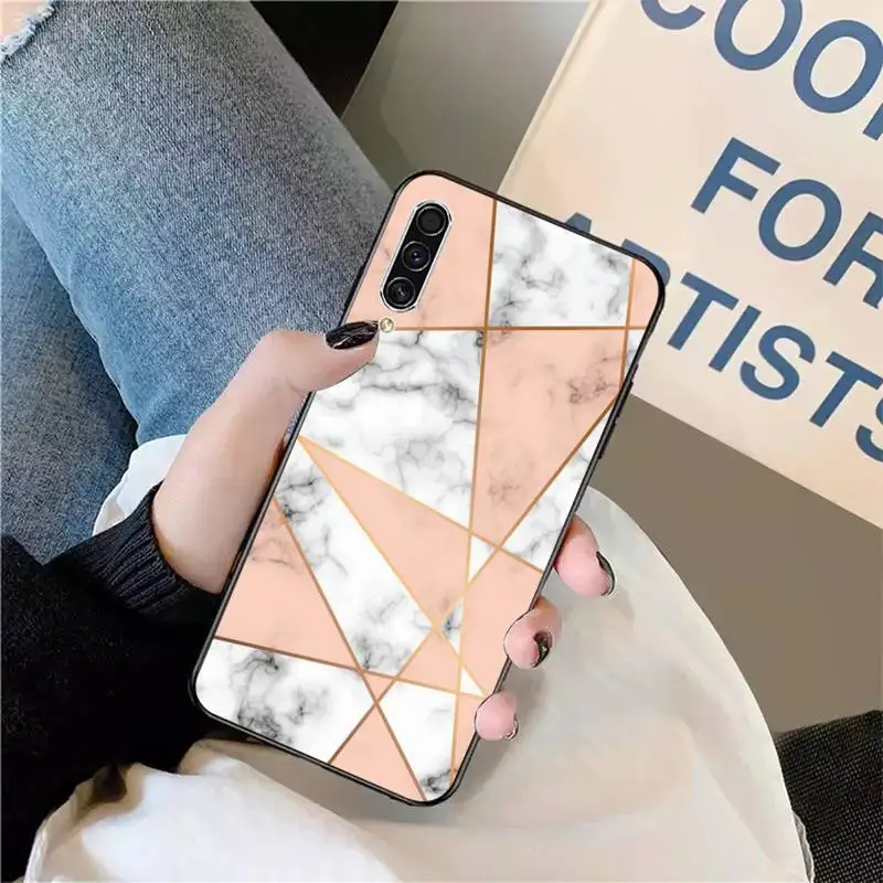 

Matte Marble colorful pattern Phone Case For Samsung galaxy A S note 10 7 8 9 20 30 31 40 50 51 70 71 21 s ultra plus