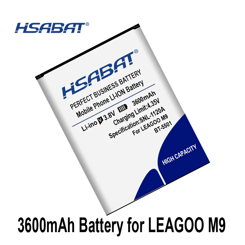 HSABAT 3600 мАч BT-5501 батарея для LEAGOO M9 5 дюймов MTK6580A | Мобильные телефоны и аксессуары