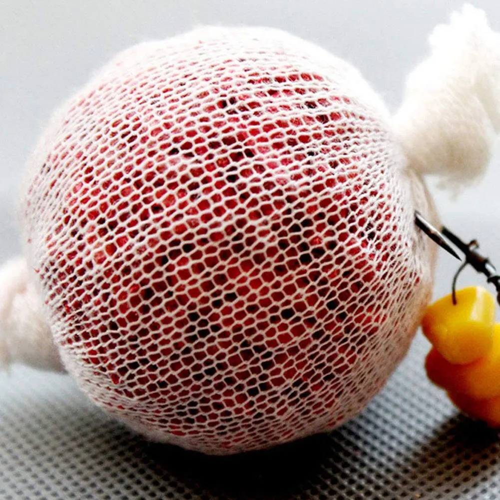 

Hot Sale 5M PVA Fishing Mesh Soluble Narrow Fishing Network Water Soluble Mesh White Refill Stocking Bait Bag Fish Accessories