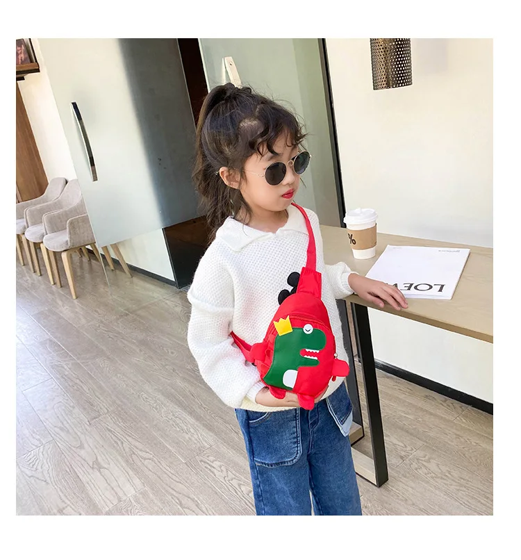 Симпатичная детская маленькая сумка для девочек и мальчиков холщовая