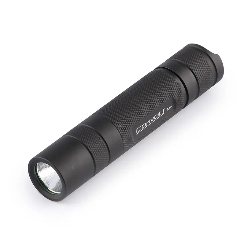 Светодиодный фонарик Convoy S2 + черный Cree XML2 U2 1A AMC7135 * 3 2 Group 3/5 Mode EDC|Фонарики и
