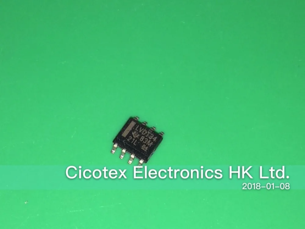3 шт./лот SN65LVDT34DR LVDT34 SOP8 LVDT34DR LVDT34D двойной LVDS приемник с-4 до 5 В общий режим диапазон IC DIFF приемник H-S 8SOIC