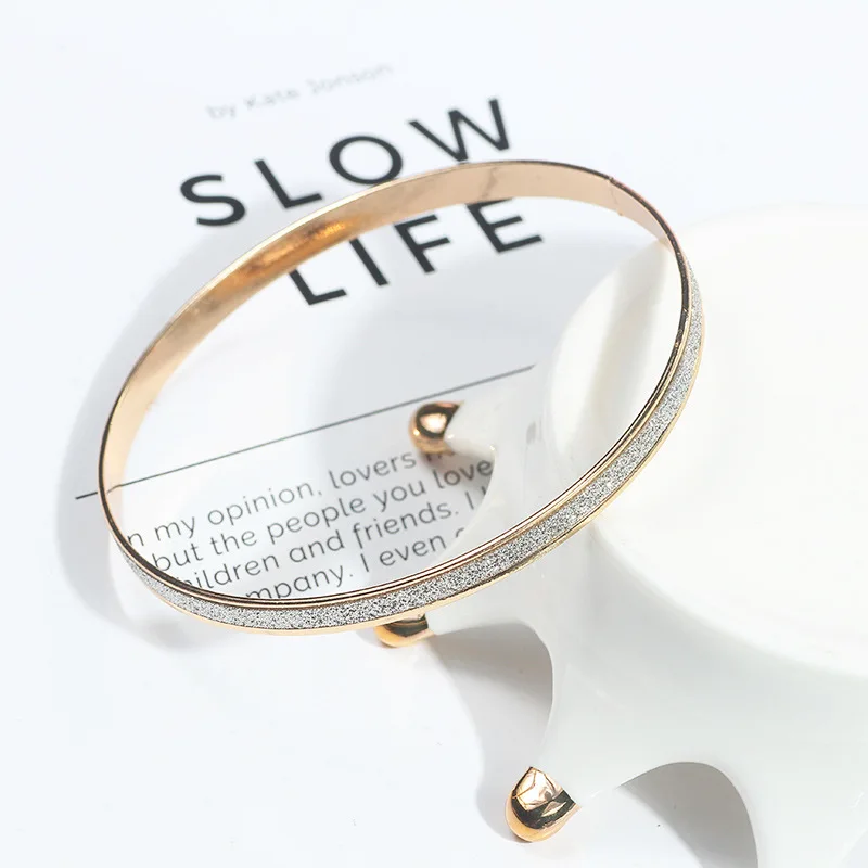 Модный браслет из розового золота в Корейском стиле аксессуары для браслетов с