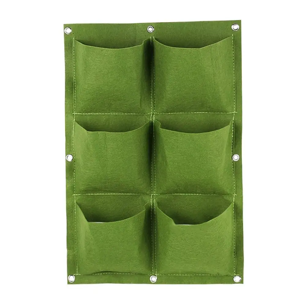 Карманная настенная Нетканая войлочная посадочная сумка вертикальная садовая