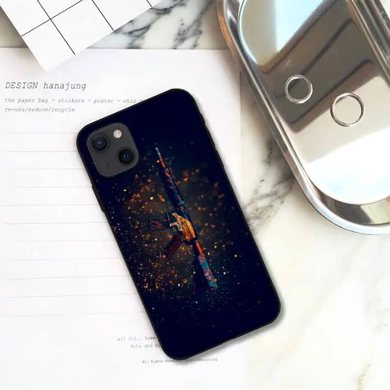 ZORORONG Awp Asiimov Phone Case For iPhone 11 12 Mini 13 Pro XS Max X 8 7 6s Plus 5 SE XR Shell images - 6
