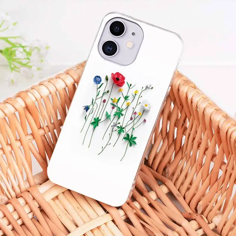 

Flamingo Flower Phone Case For iphone 12 pro max case 11 Pro MAX X XR XS SE 2020 6S 7 8 Plus