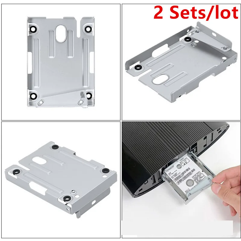 2 комплекта опорный лоток для жесткого диска Монтажный кронштейн Sony Playstation 3 PS3 PS
