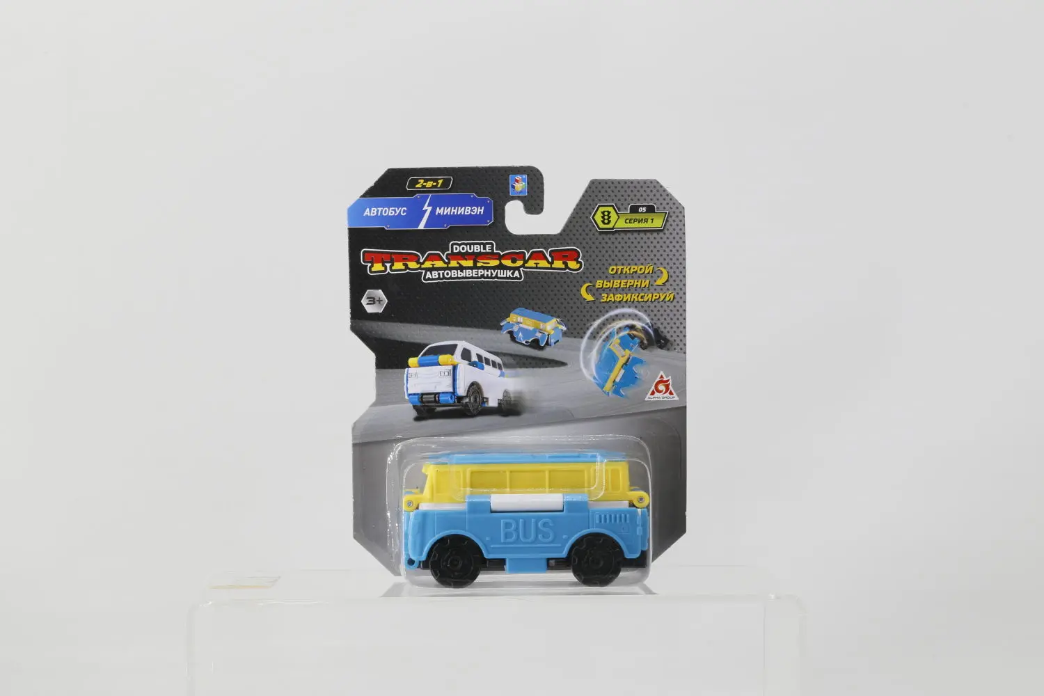 Игрушка Transcar Double 2в1: Автобус/Минивэн игрушки для мальчиков|Наземный транспорт| |