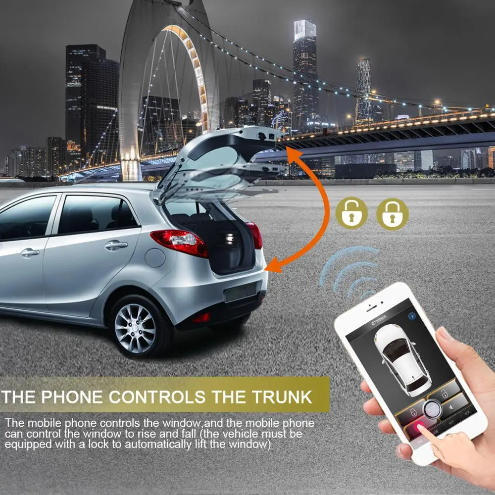 PKE универсальный смарт-ключ Смартфон пульт дистанционного управления старт-стоп