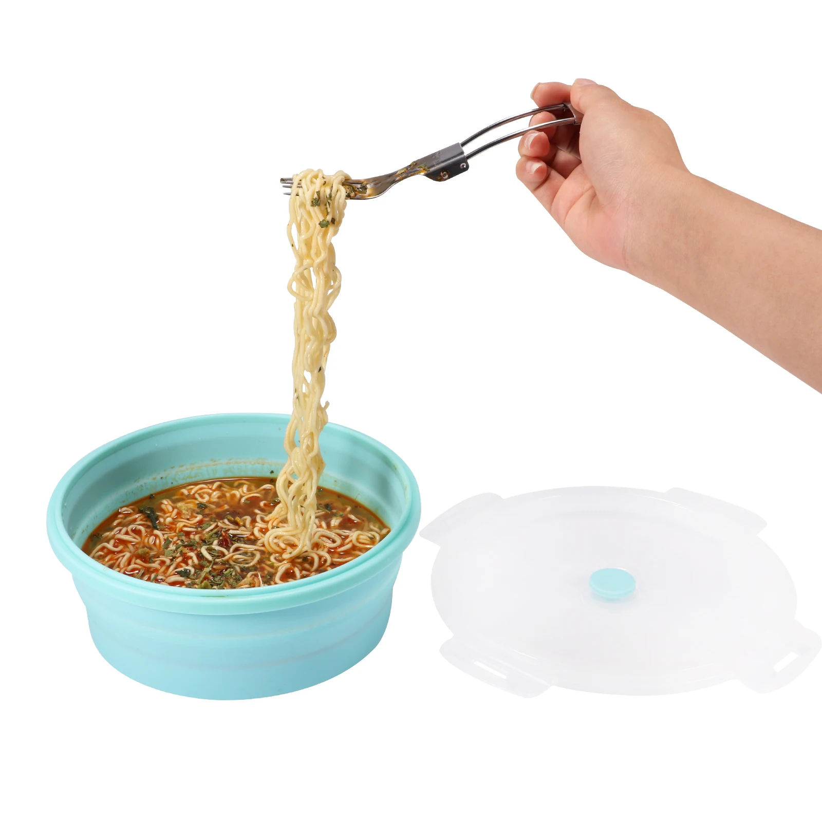 

Food Grade Silicone Folding Collapsible Portable Bowl Cup Travel Outdoor Bowl Cup Portable Water Cup And Bowl Cooking Supplies